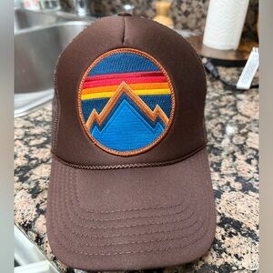 Aviator Nation Brown Mesh Trucker Hat